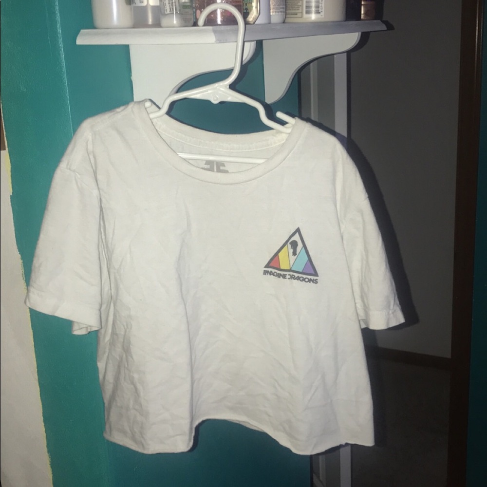 IMAGINE DRAGONS CROPPED TEE